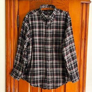 Arrow Blue Jeans Co. Flannel Shirt Men's Size Large